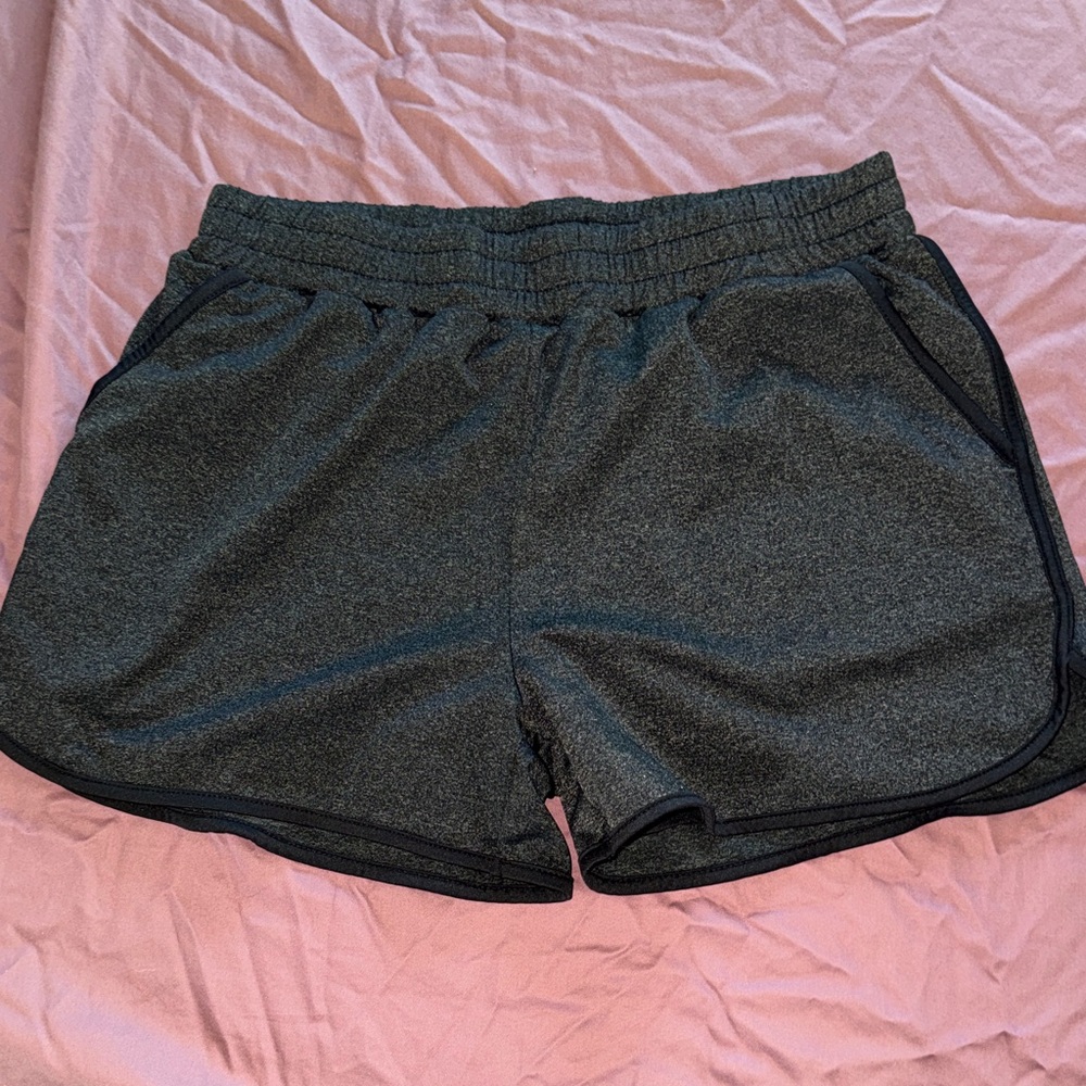Women's Athletic Shorts — Dark Charcoal Heather